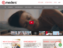 Tablet Screenshot of meders.com.tr